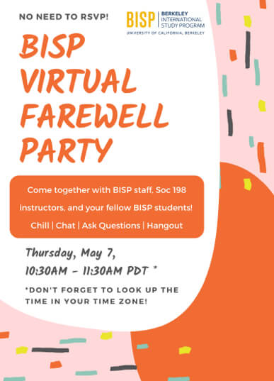 Virtual Farewell Party