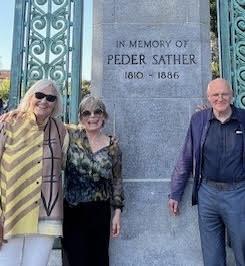 group photo in front of Sather Gate